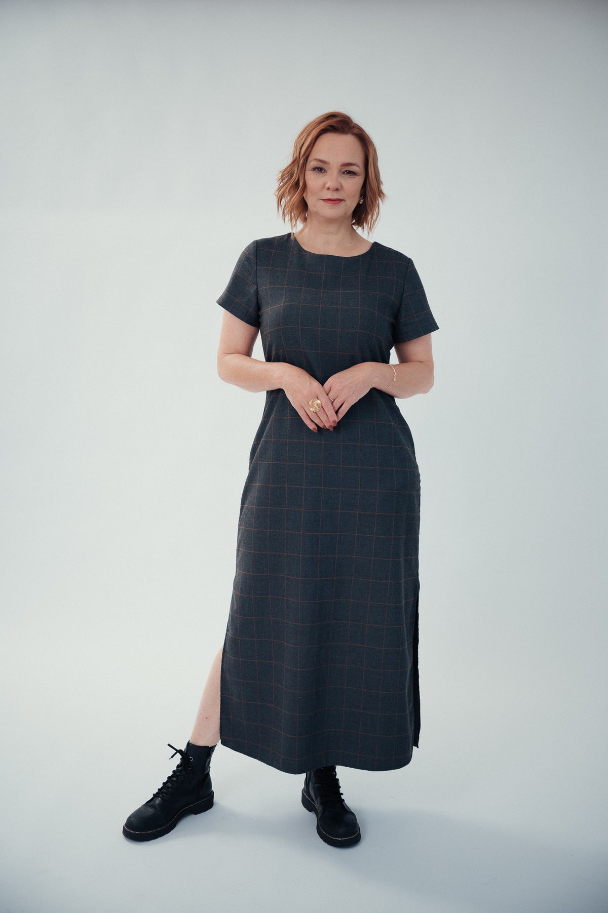 Vestido Verona Cinza