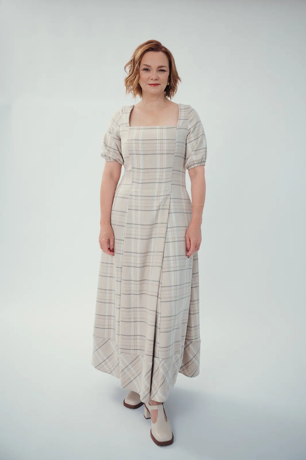 Vestido Florença Bege